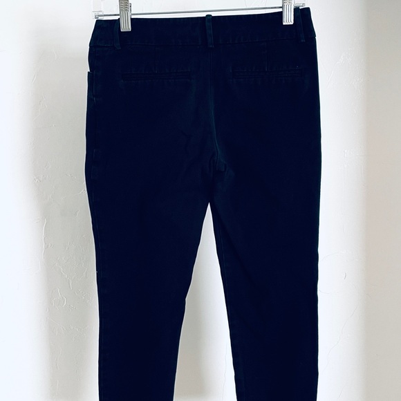 MOSSIMO SUPPLY CO. Vintage Y2K Black Cropped Stretch PANTS Size 4 - Picture 3 of 10